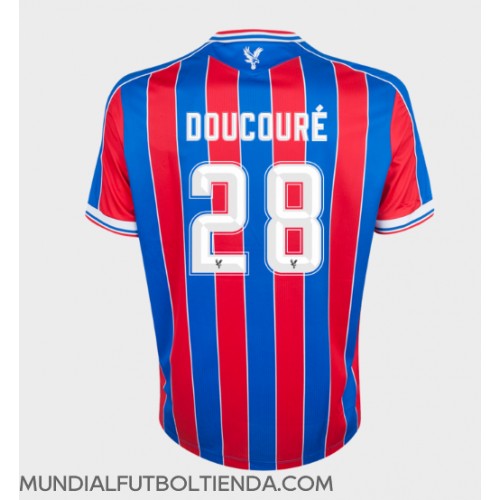 Camiseta Crystal Palace Cheick Doucoure #28 Primera Equipación Replica 2025-26 mangas cortas